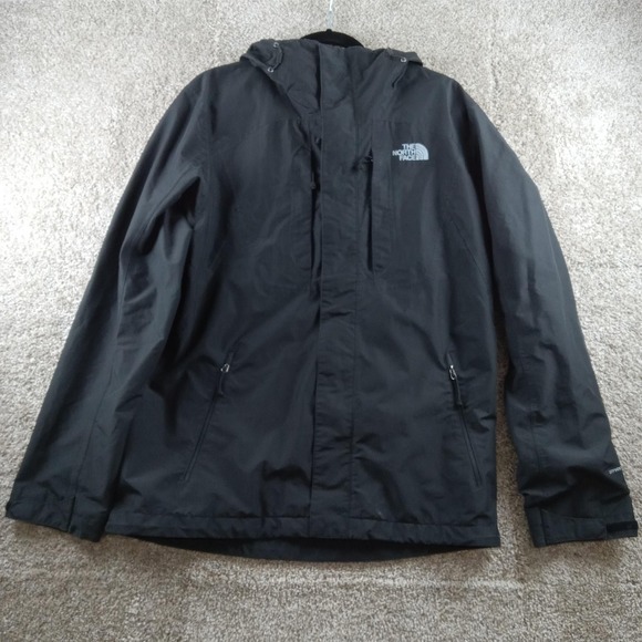 North Face Jacket Mens Medium Black DryVent Hooded Waterproof Outdoor - Picture 1 of 7